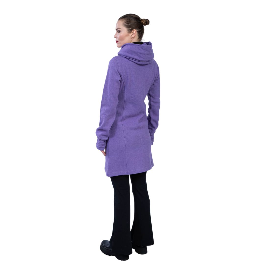 Merinomantel "Madina" Purple, mulesingfrei – Bild 6
