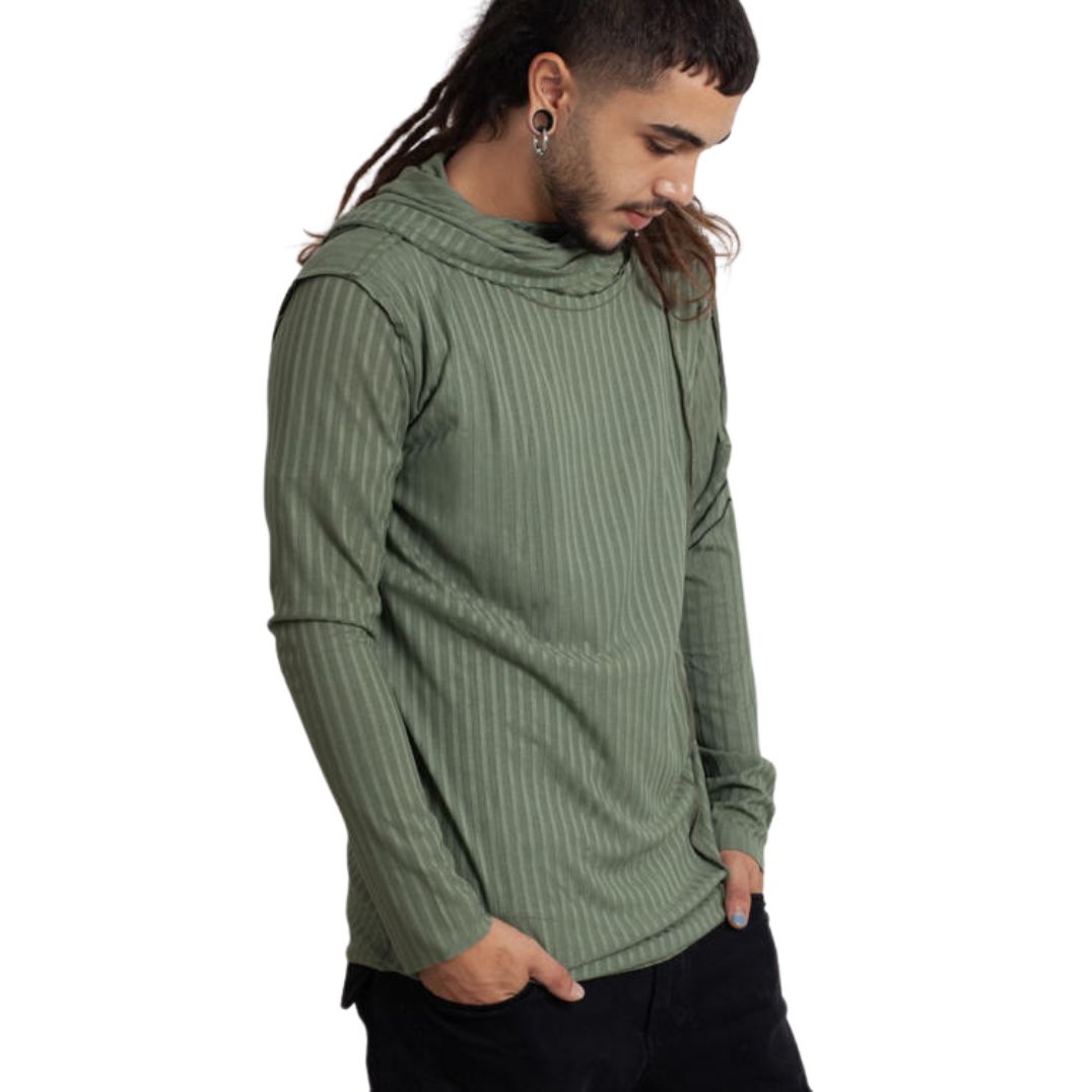 Longsleeve "Catalist" Light Oliv – Bild 6