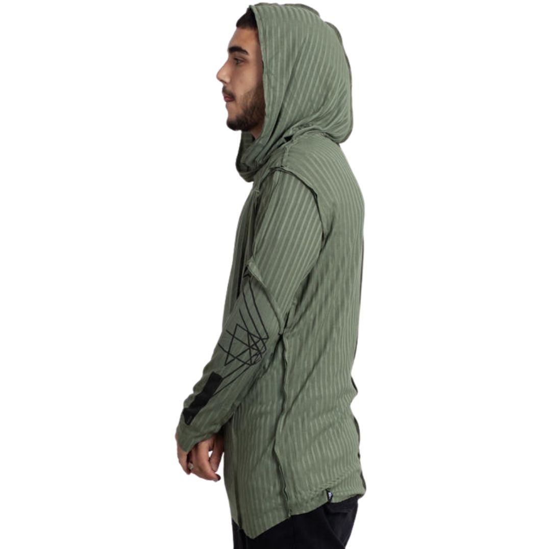 Longsleeve "Catalist" Light Oliv – Bild 4