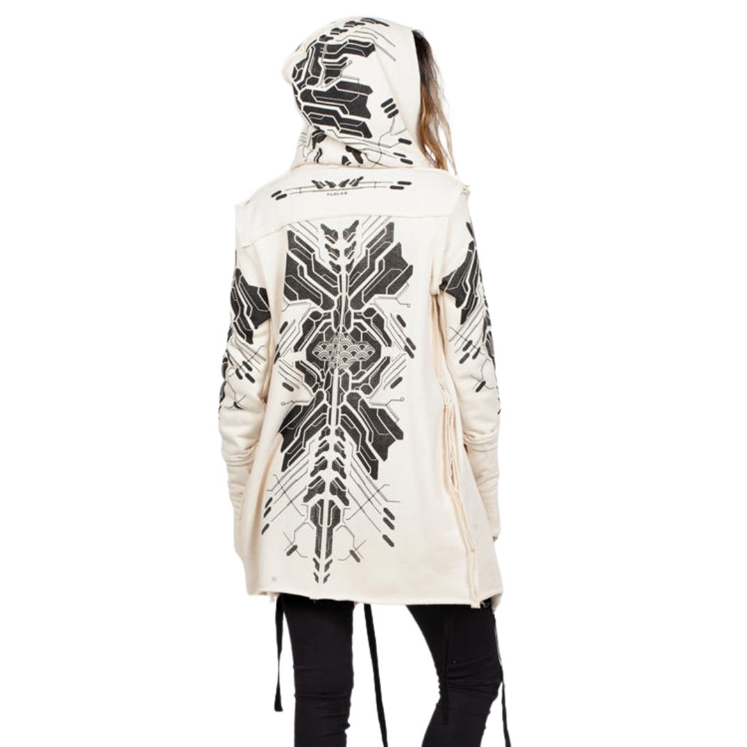 Cardigan "Delta" Offwhite, Unisex – Bild 8