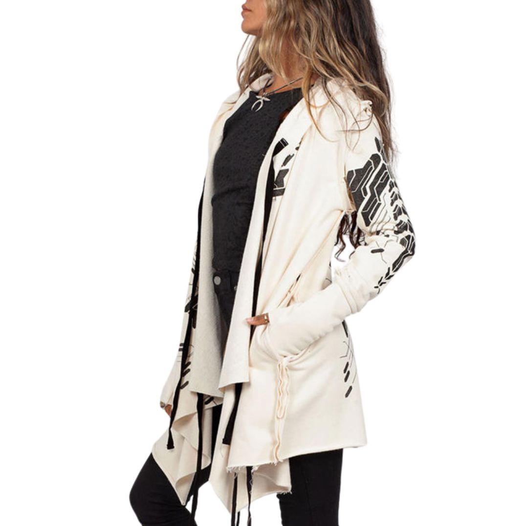Cardigan "Delta" Offwhite, Unisex – Bild 10