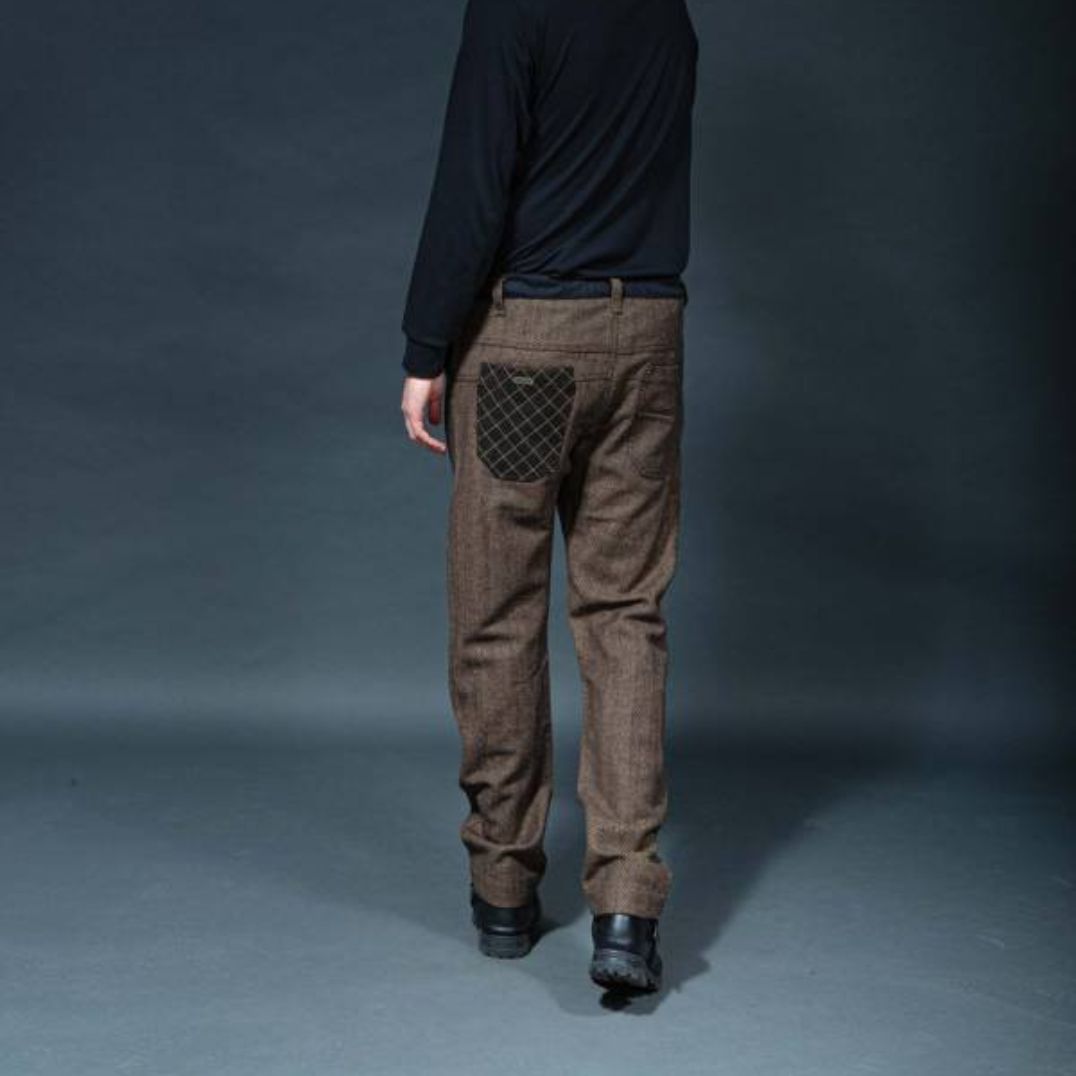 Hose "Hugo" Choco, Herringbone – Bild 2