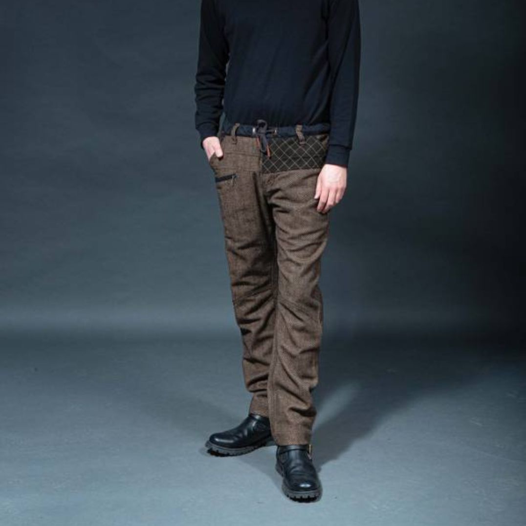 Hose "Hugo" Choco, Herringbone