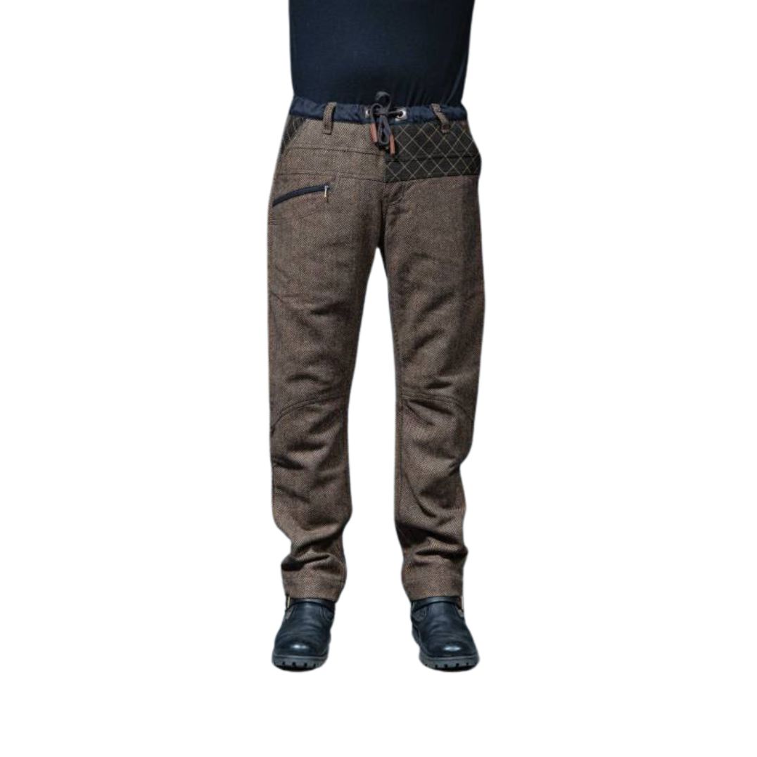 Hose "Hugo" Choco, Herringbone – Bild 4