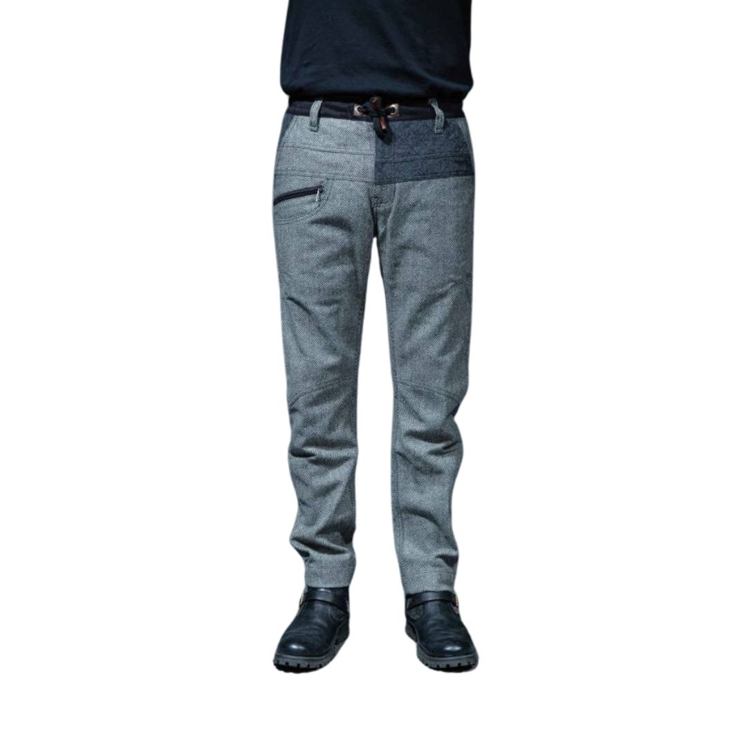 Hose "Hugo" Grey, Herringbone – Bild 5