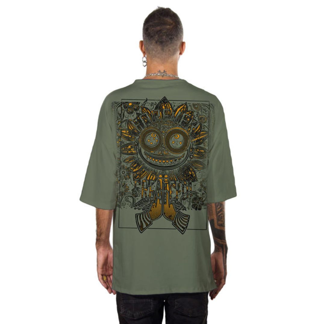 Shirt "Forever Grateful" Oliv