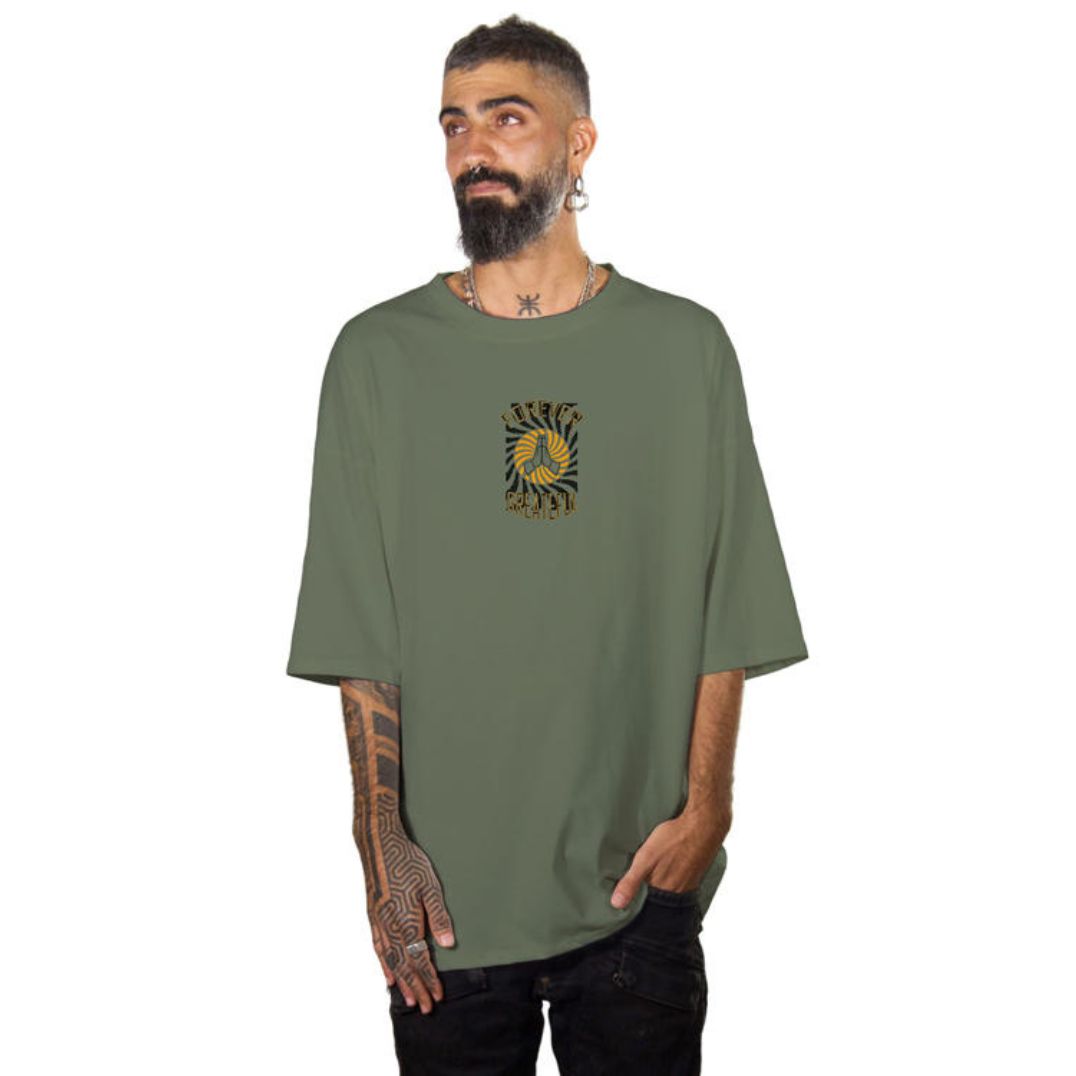 Shirt "Forever Grateful" Oliv