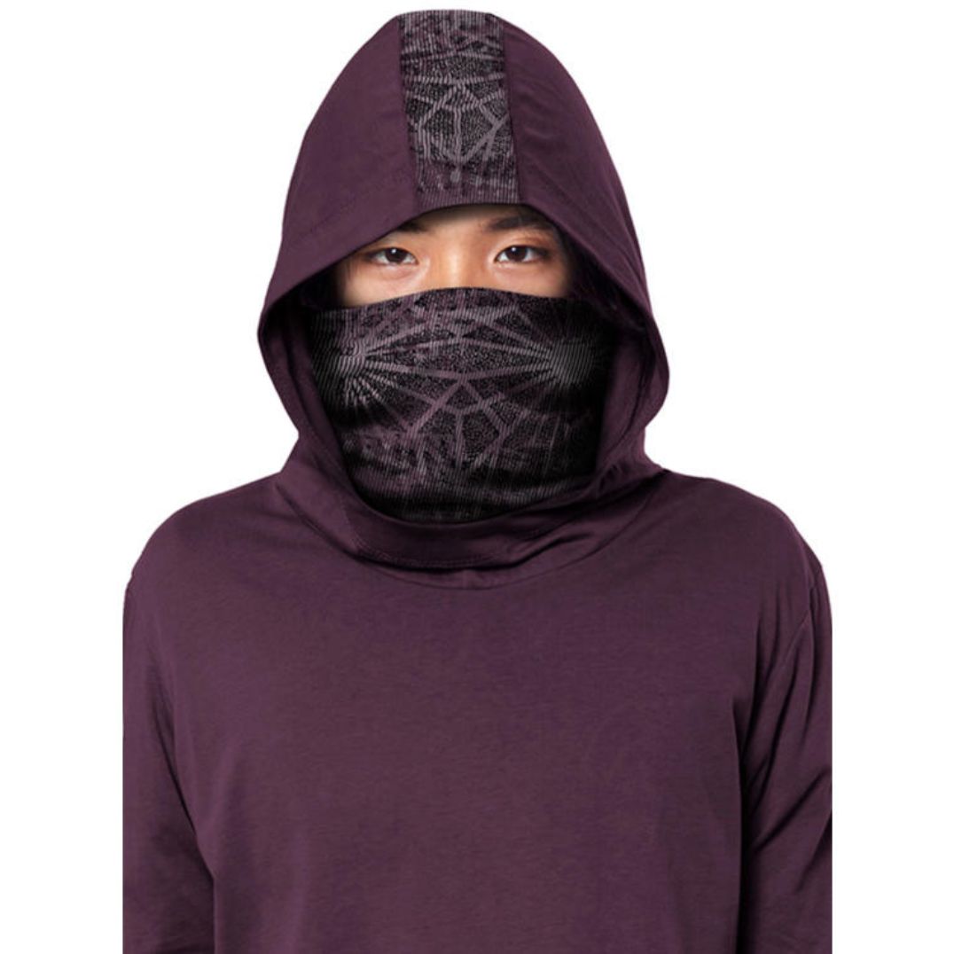 Longsleeve "Kusary" Burgundy – Bild 3