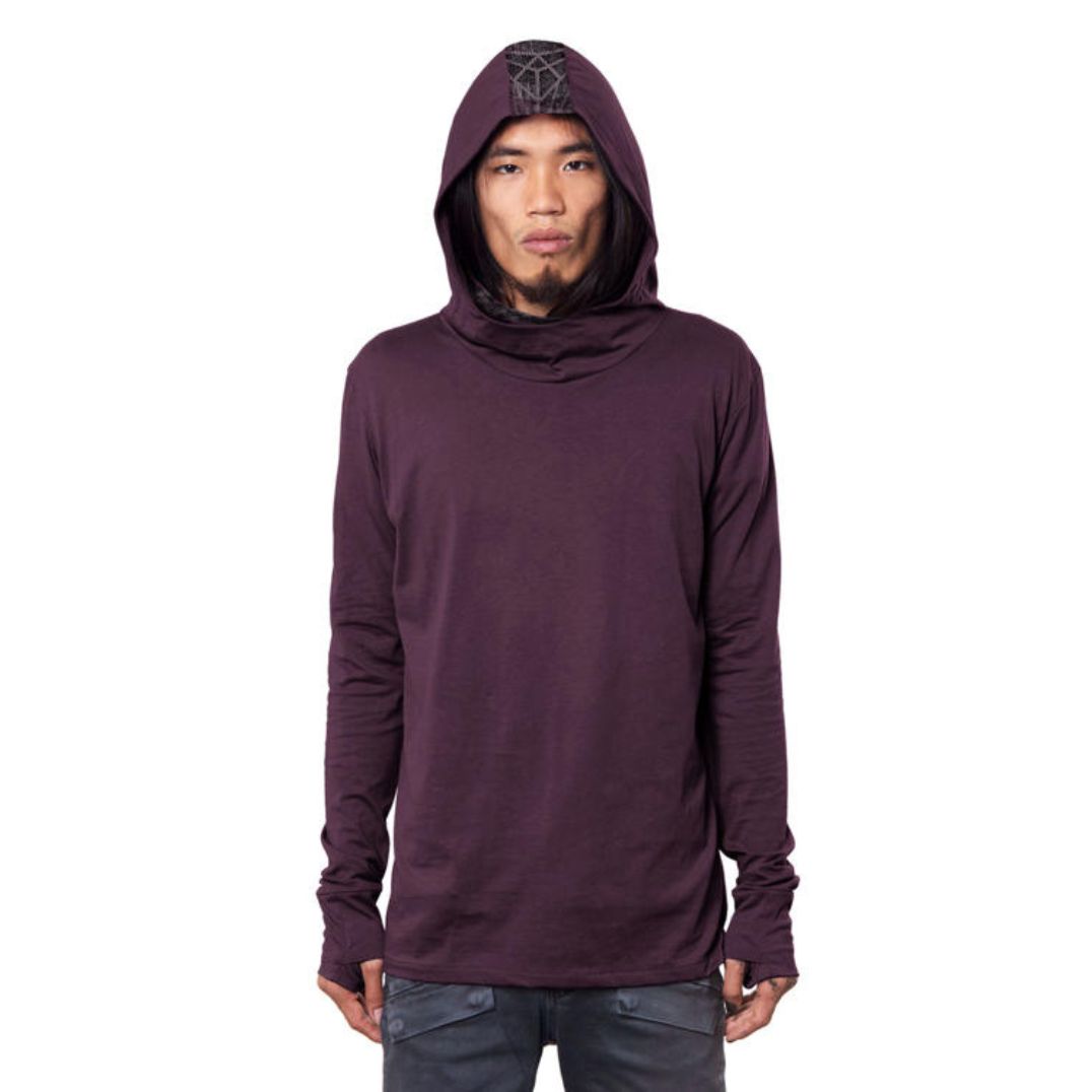Longsleeve "Kusary" Burgundy – Bild 2