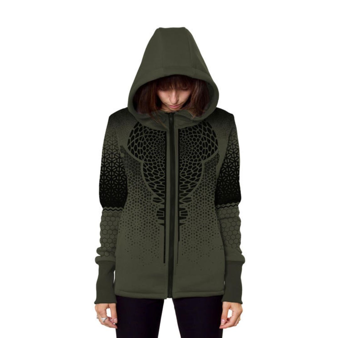 Kapuzenjacke "Mark" Oliv