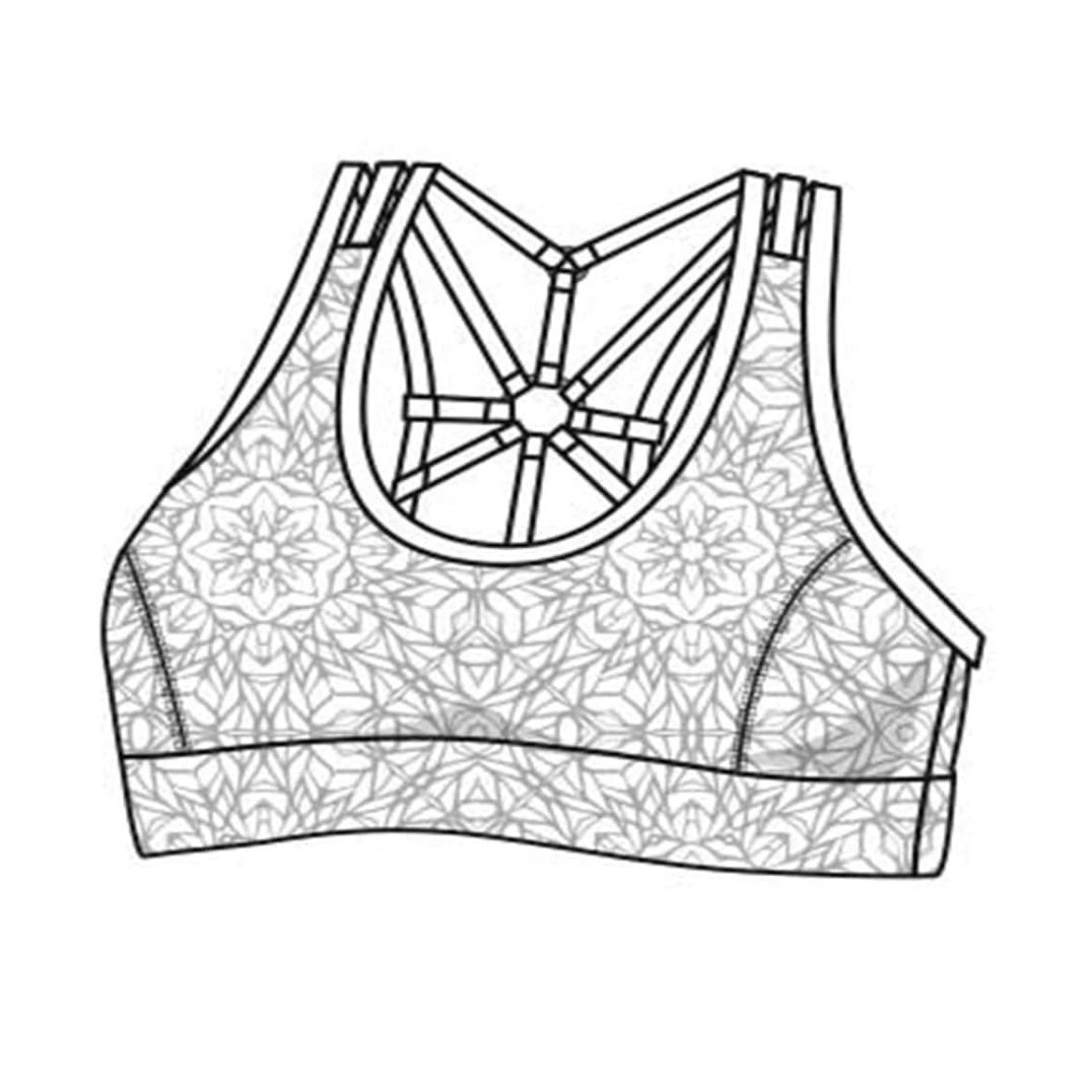 BH Top "Inertia Bra" Turquoise Rise, Bambus – Bild 2