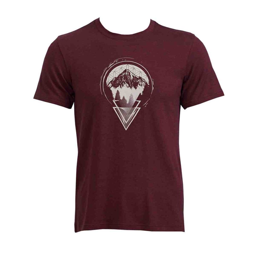 Shirt "Apex Tee" Ruby Red Micro, Bambus