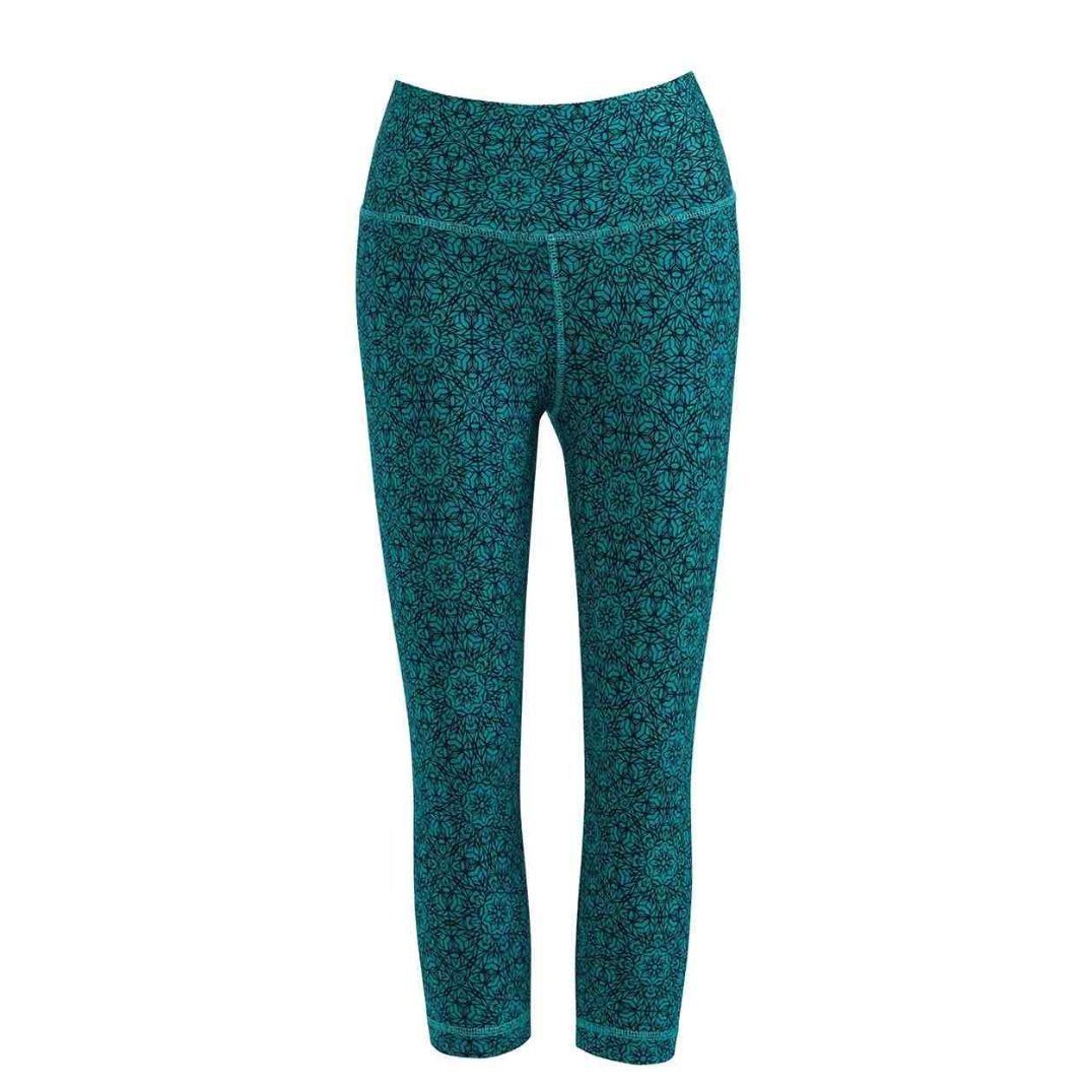 Leggings "Paradox Capris" Turquoise Rise, Bambus
