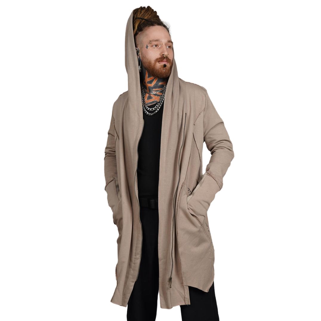 Kapuzenjacke/mantel "Cutsy" Moka – Bild 4