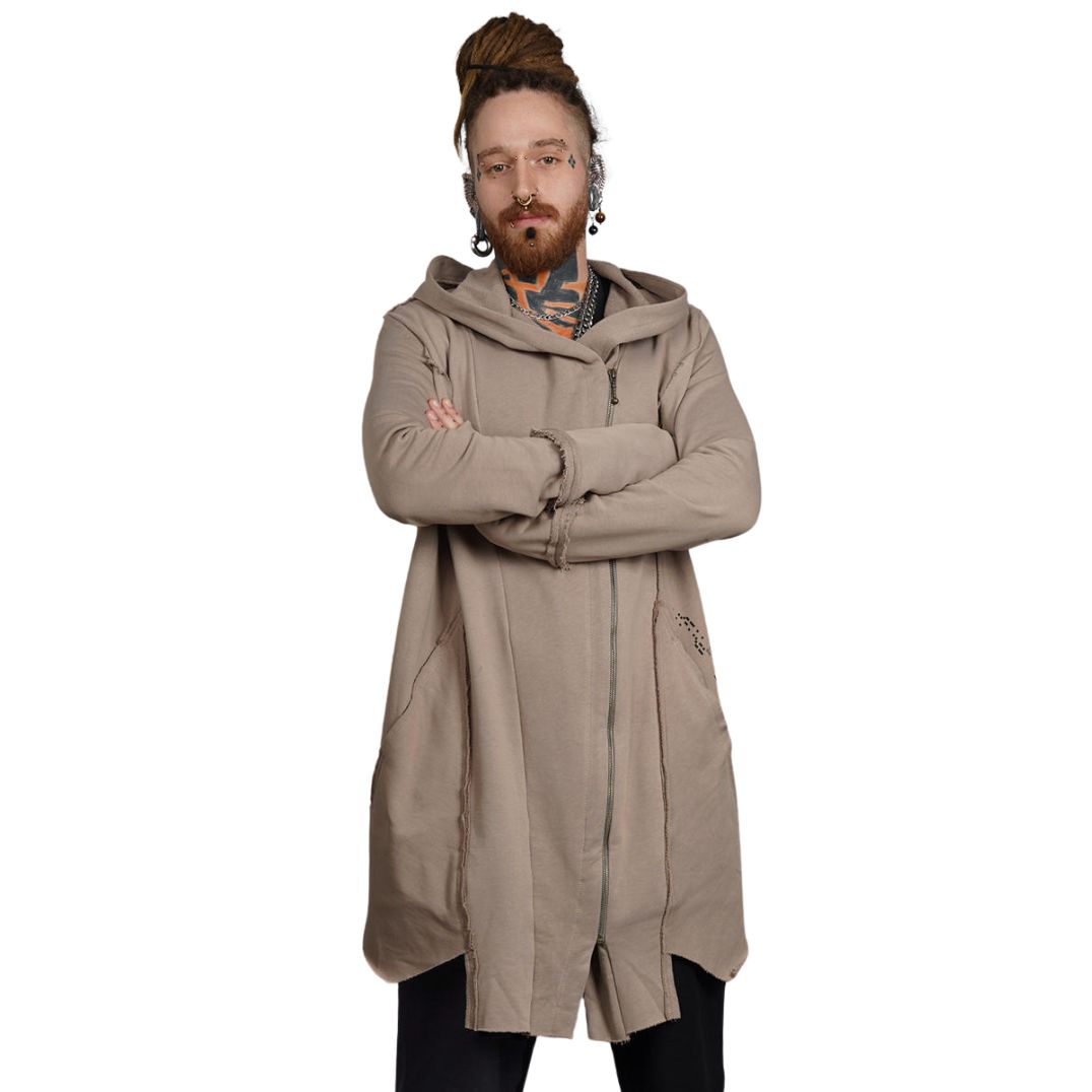 Kapuzenjacke/mantel "Cutsy" Moka