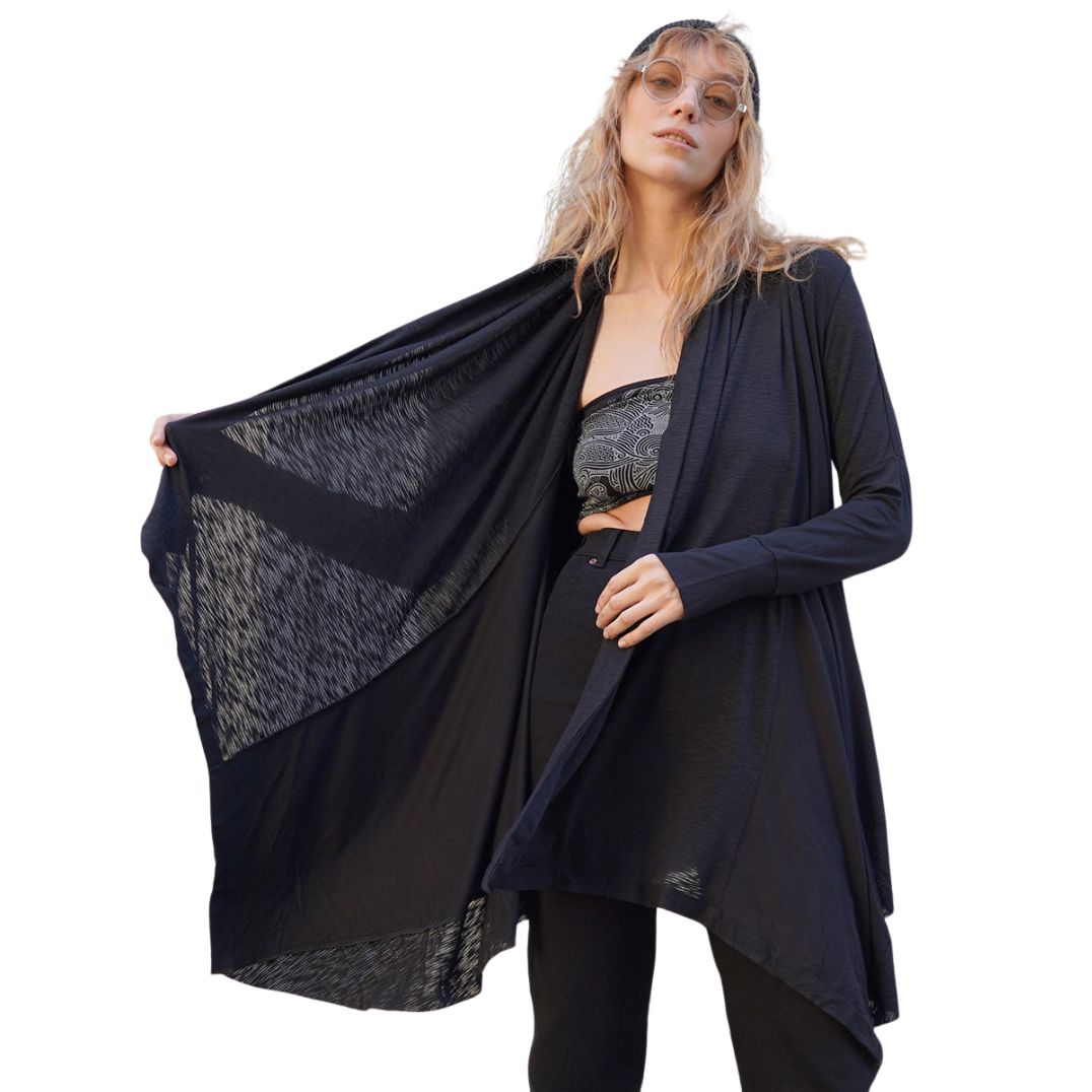Cardigan "Duma" Black – Bild 3