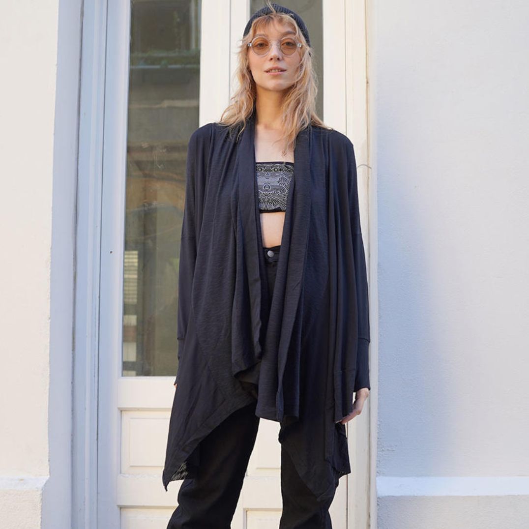 Cardigan "Duma" Black – Bild 5