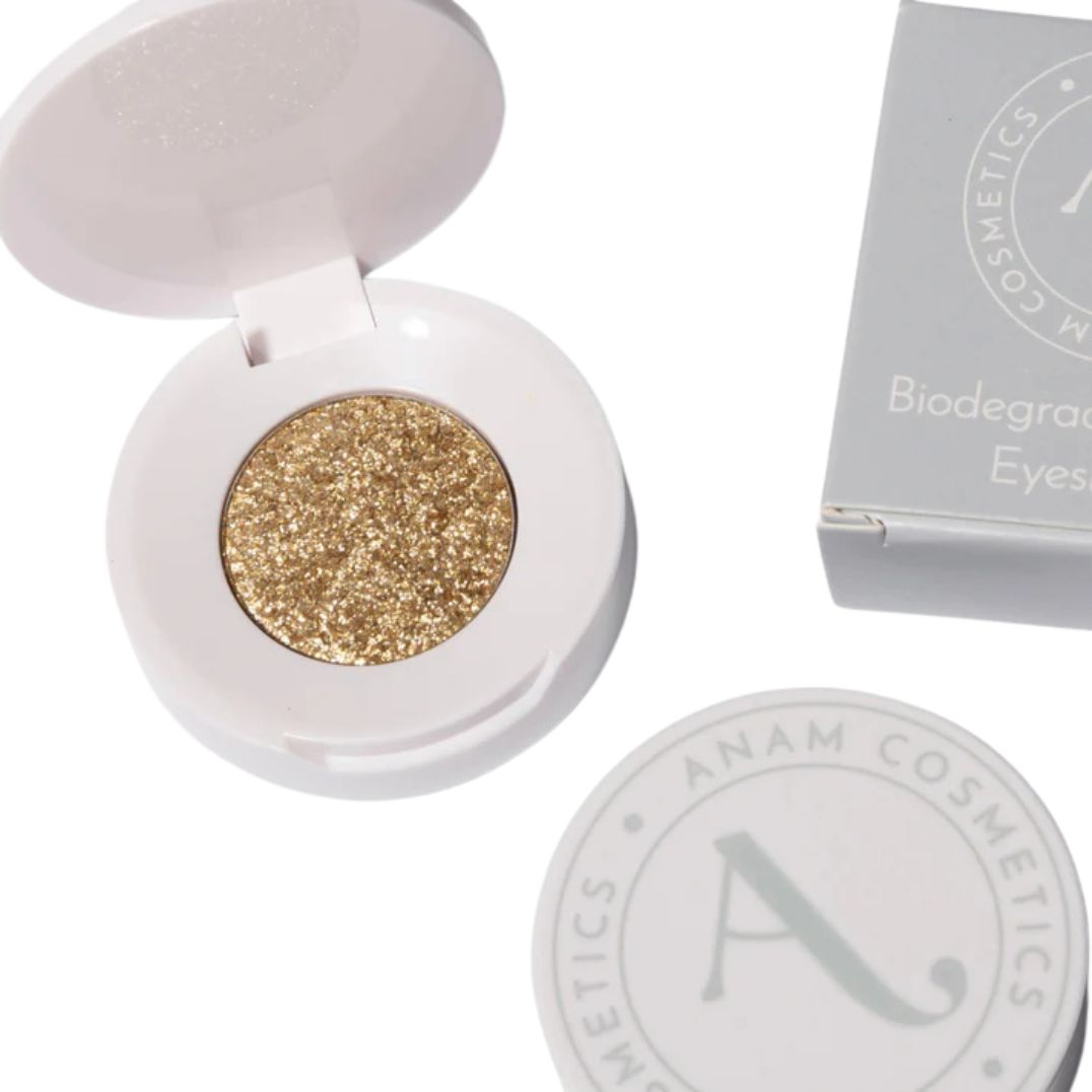 Glitzerlidschatten "Gold" biologisch abbaubar