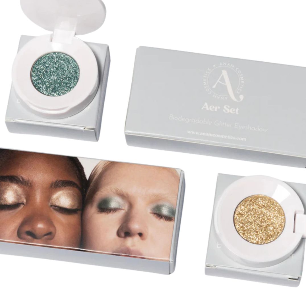 Glitzerlidschatten "Set Aer" biologisch abbaubar