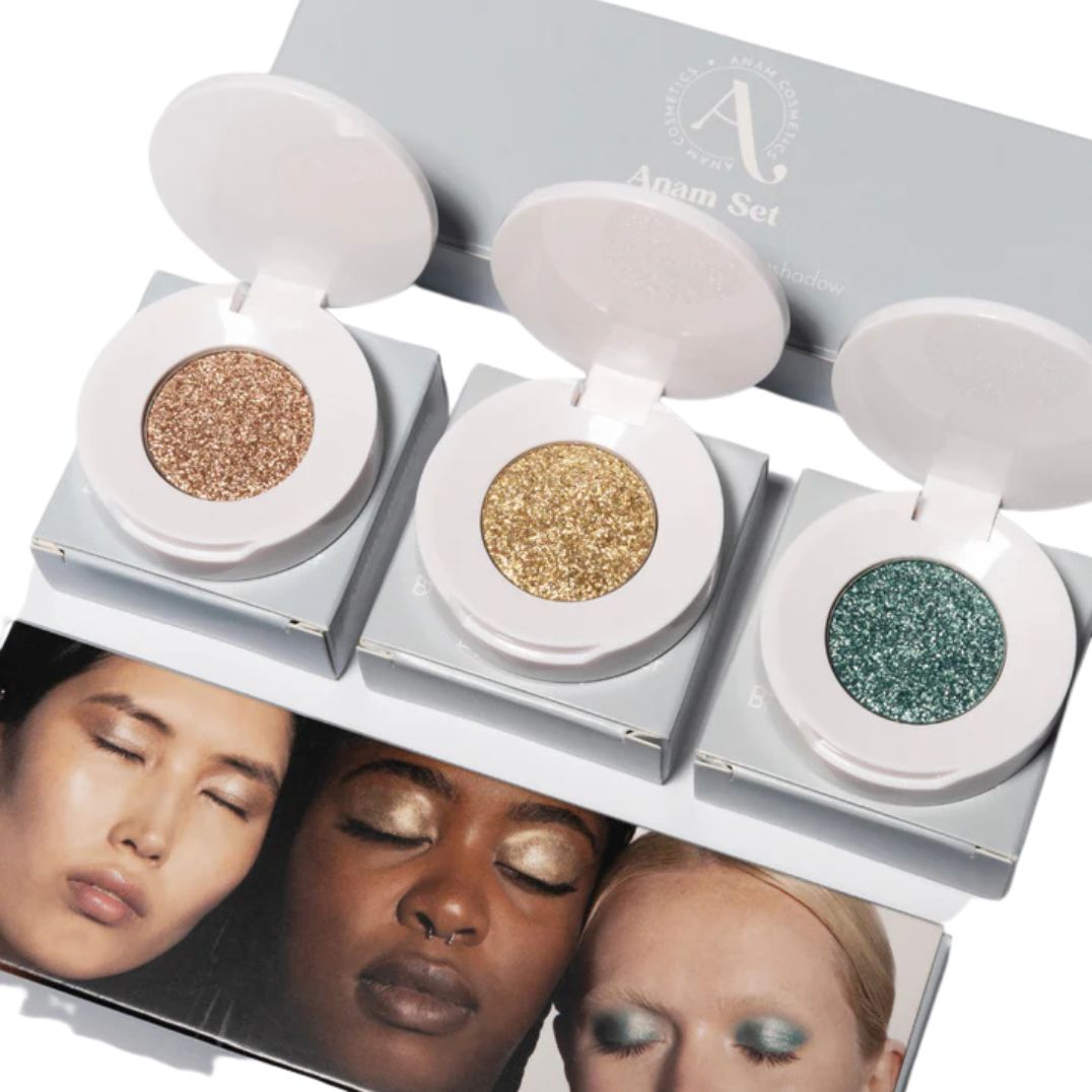 Glitzerlidschatten "Set Anam" biologisch abbaubar