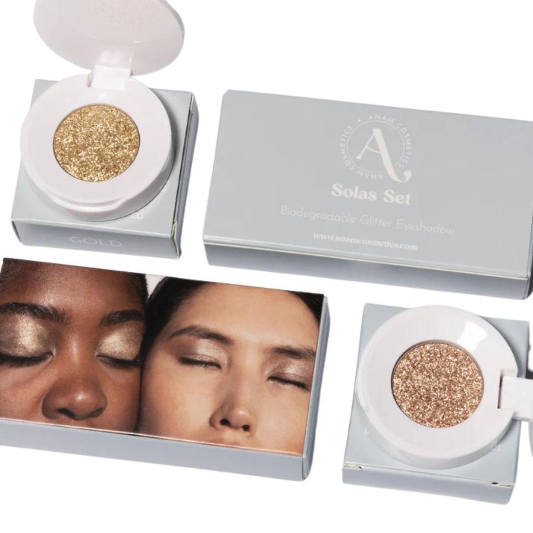 Glitzerlidschatten "Set Solas" biologisch abbaubar