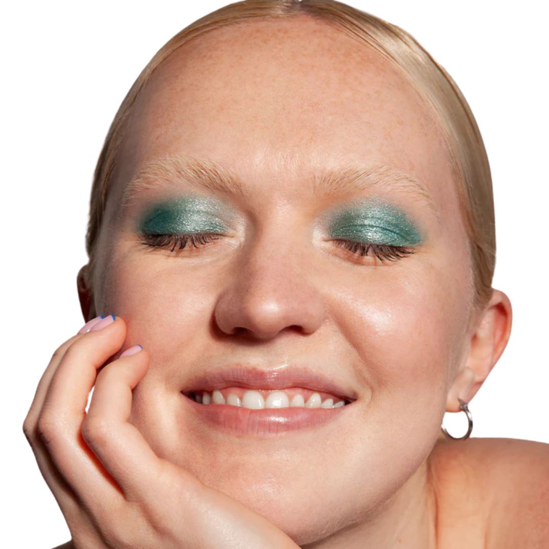 Glitzerlidschatten "Teal" biologisch abbaubar – Bild 5