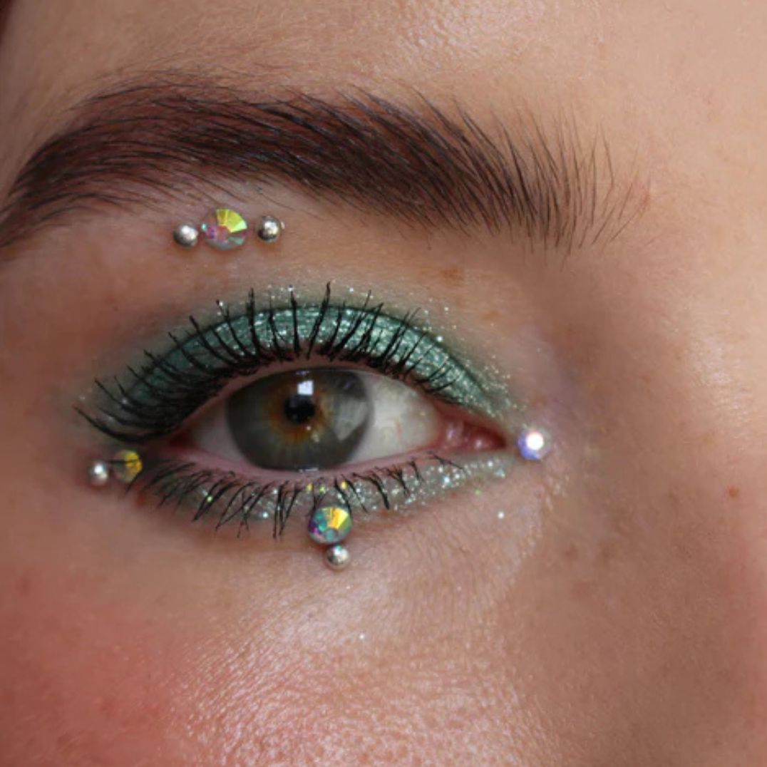 Glitzerlidschatten "Teal" biologisch abbaubar – Bild 4