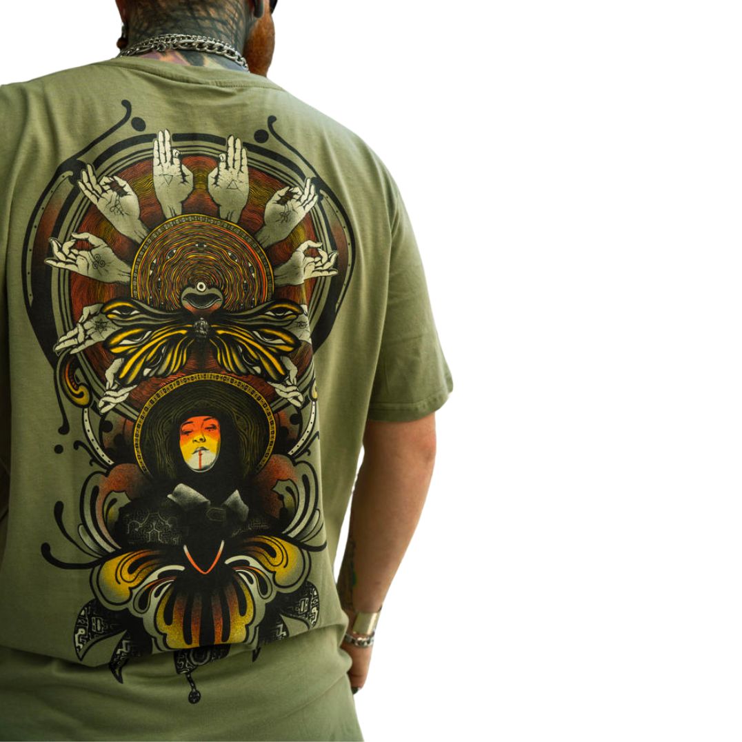 Shirt "Yoshimitsu" Olive – Bild 2