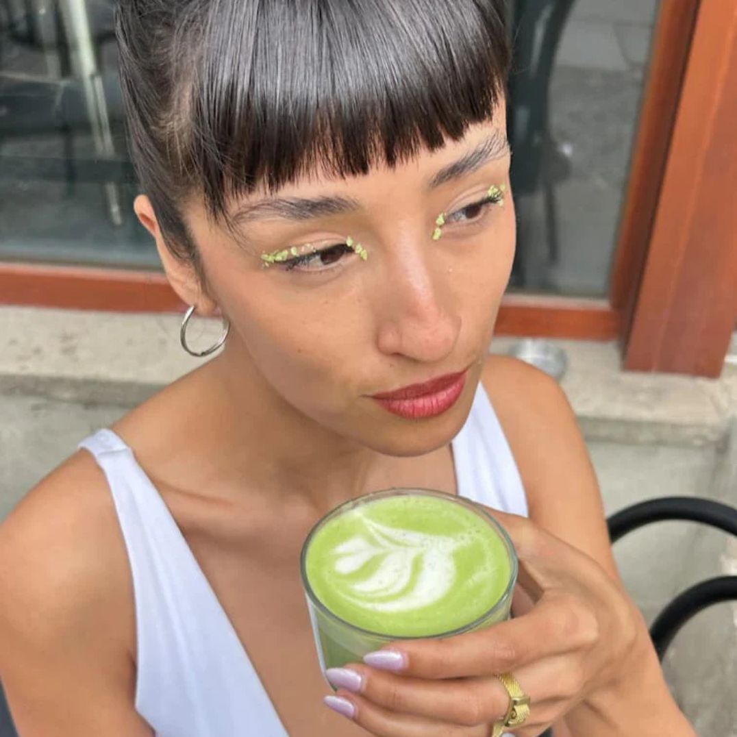 Bio Glitzer grob "Love you so Matcha" – Bild 2