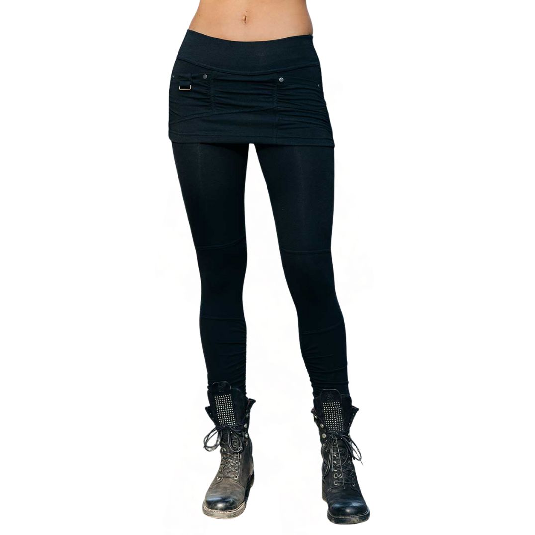 Leggings "Faithful" Black, Bambus