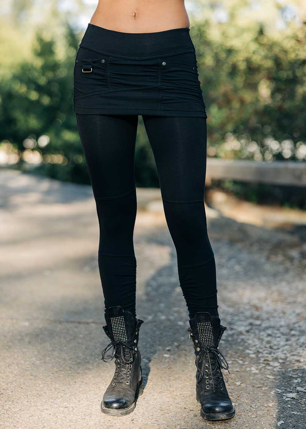 Leggings "Faithful" Black, Bambus – Bild 2