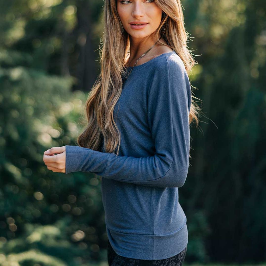 Longsleeve "Tranquil Tee" Navy Blue