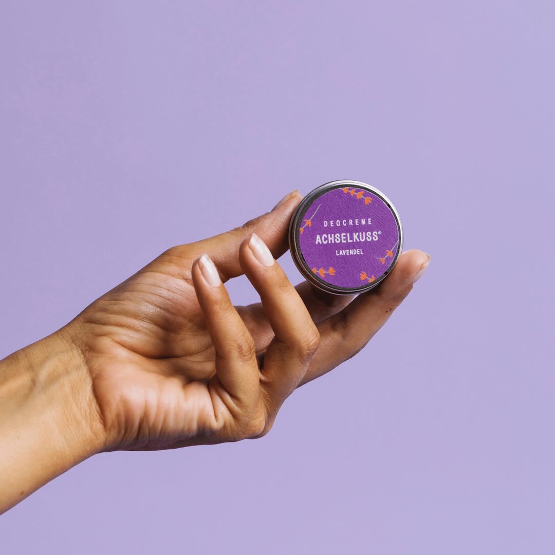 Achselkuss Natürliche Deocreme Mini Lavendel Vegan - Aurinshop Vienna