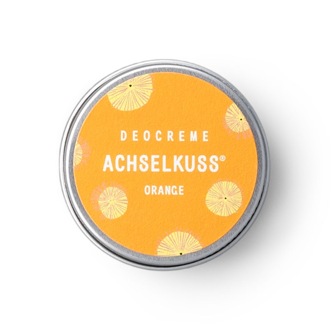 Achselkuss Natürliche Deocreme Mini Orange