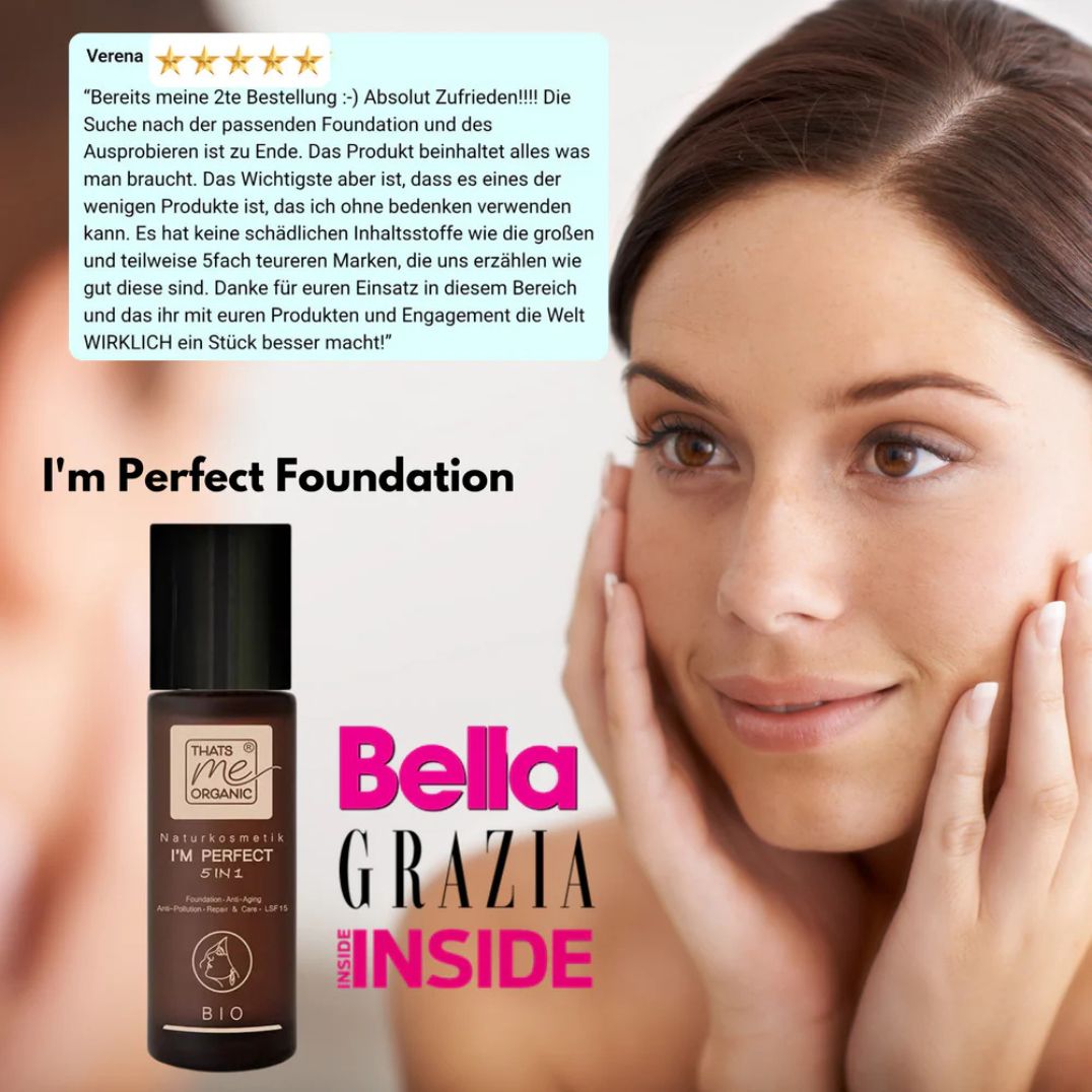 BIO-Foundation Serum I´M PERFECT 5in1 LSF15 ohne Titandioxid – Bild 6