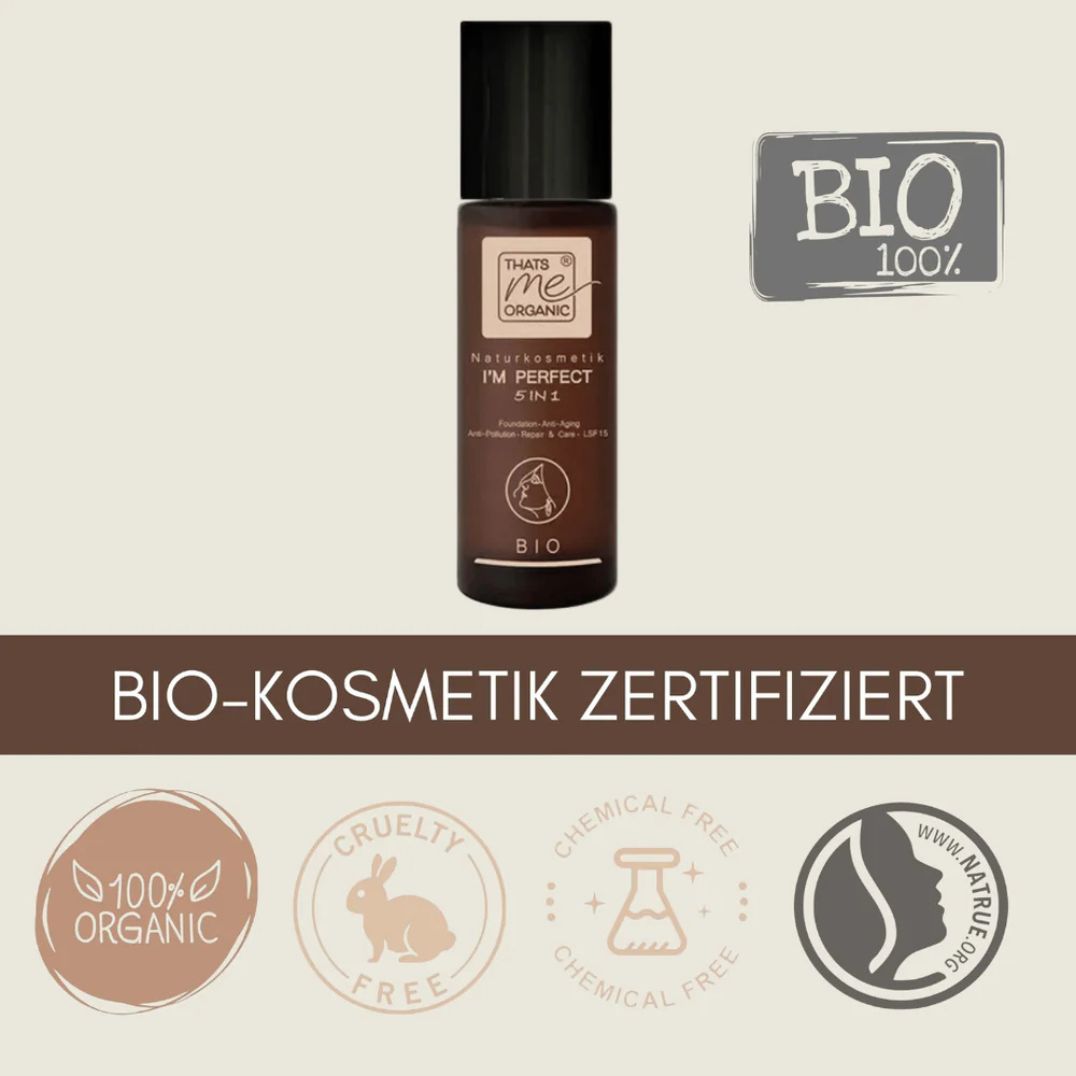 BIO-Foundation Serum I´M PERFECT 5in1 LSF15 ohne Titandioxid – Bild 4