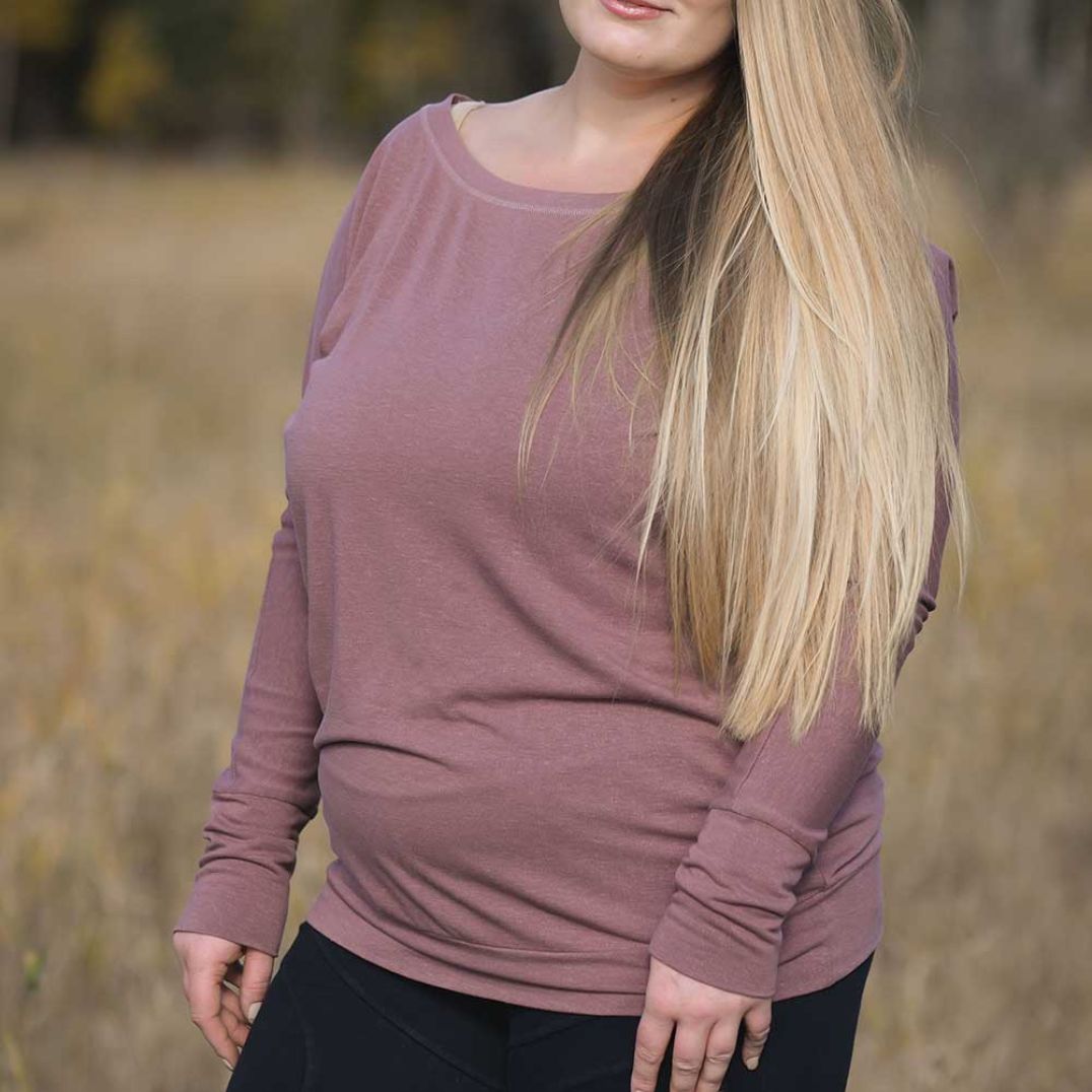 Longsleeve "Tranquil Tee" Old Rose – Bild 4