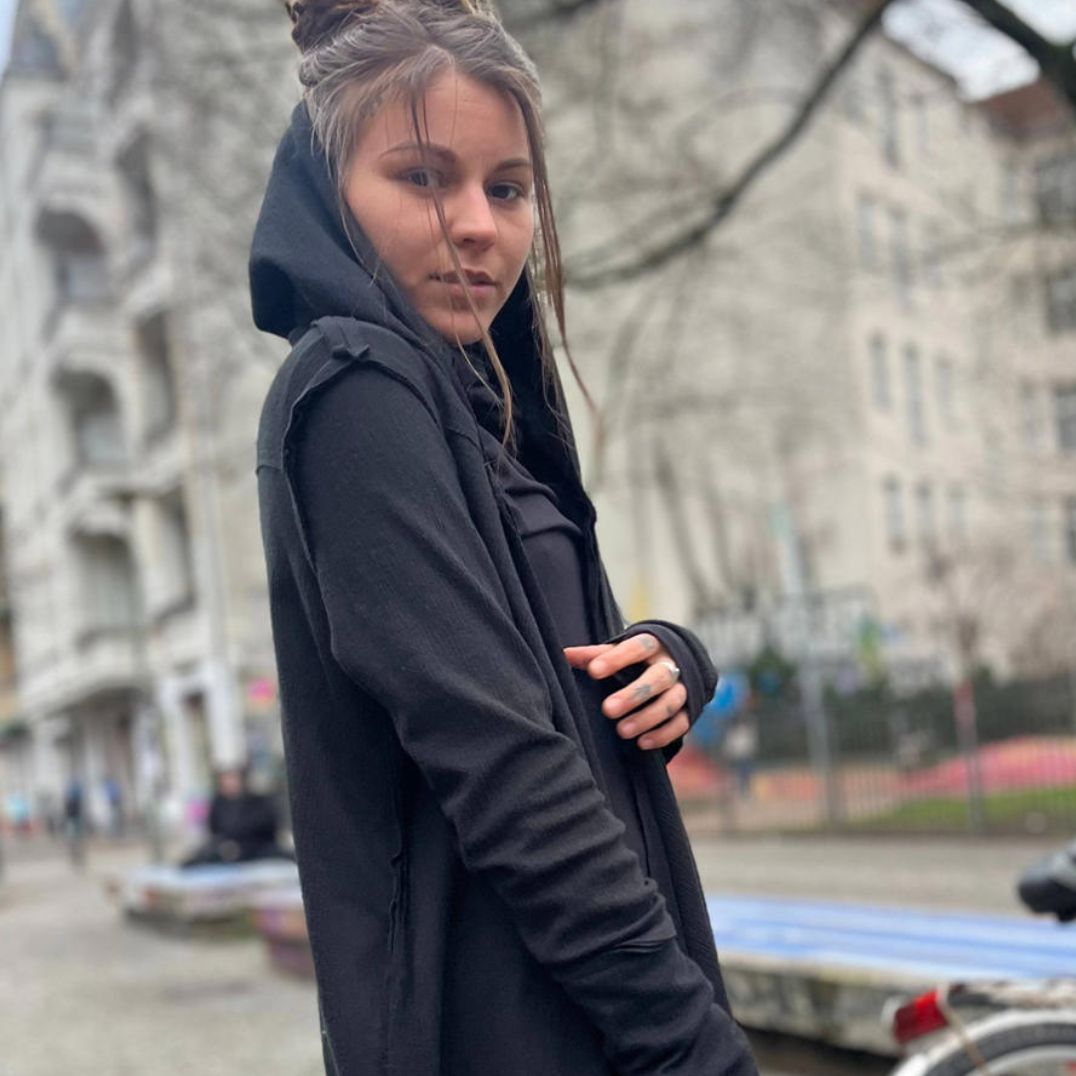 Cardigan "Crime" Black – Bild 6