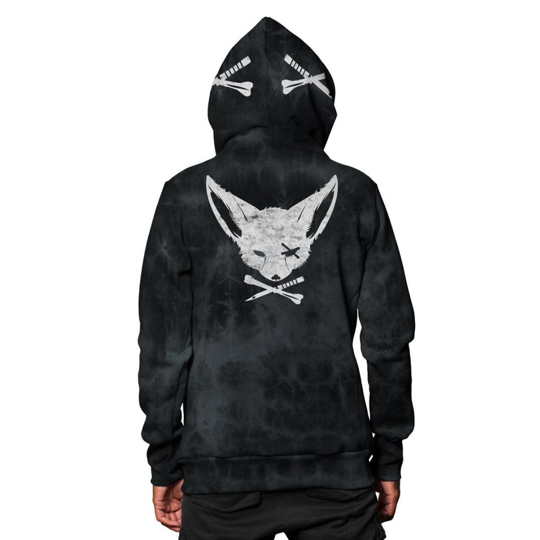 Pullover "Twizy" Black Tie-Dye – Bild 4
