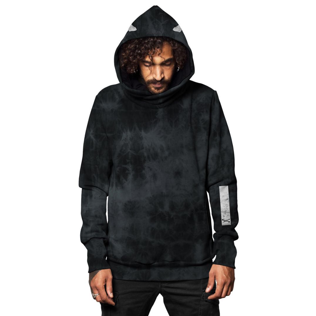 Pullover "Twizy" Black Tie-Dye – Bild 2