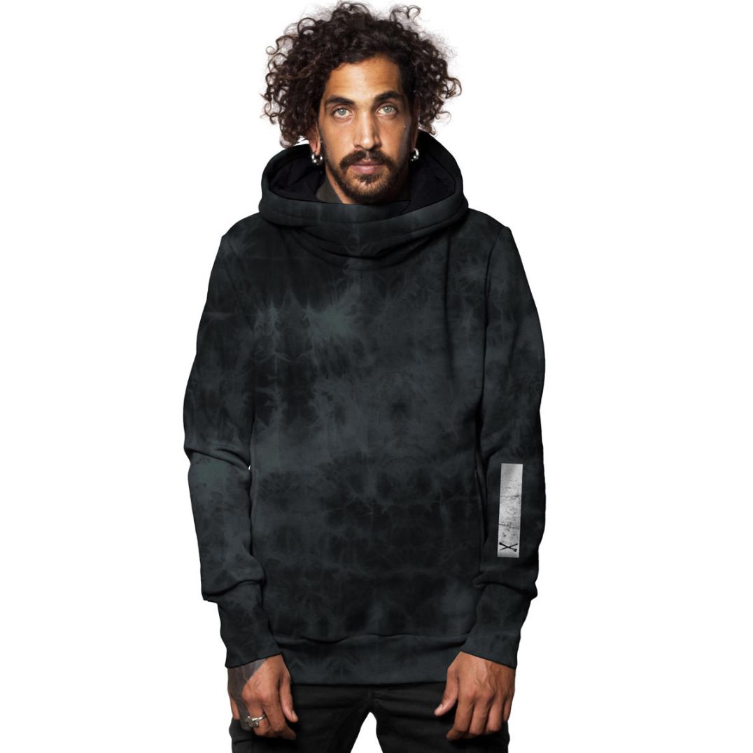 Pullover "Twizy" Black Tie-Dye – Bild 3