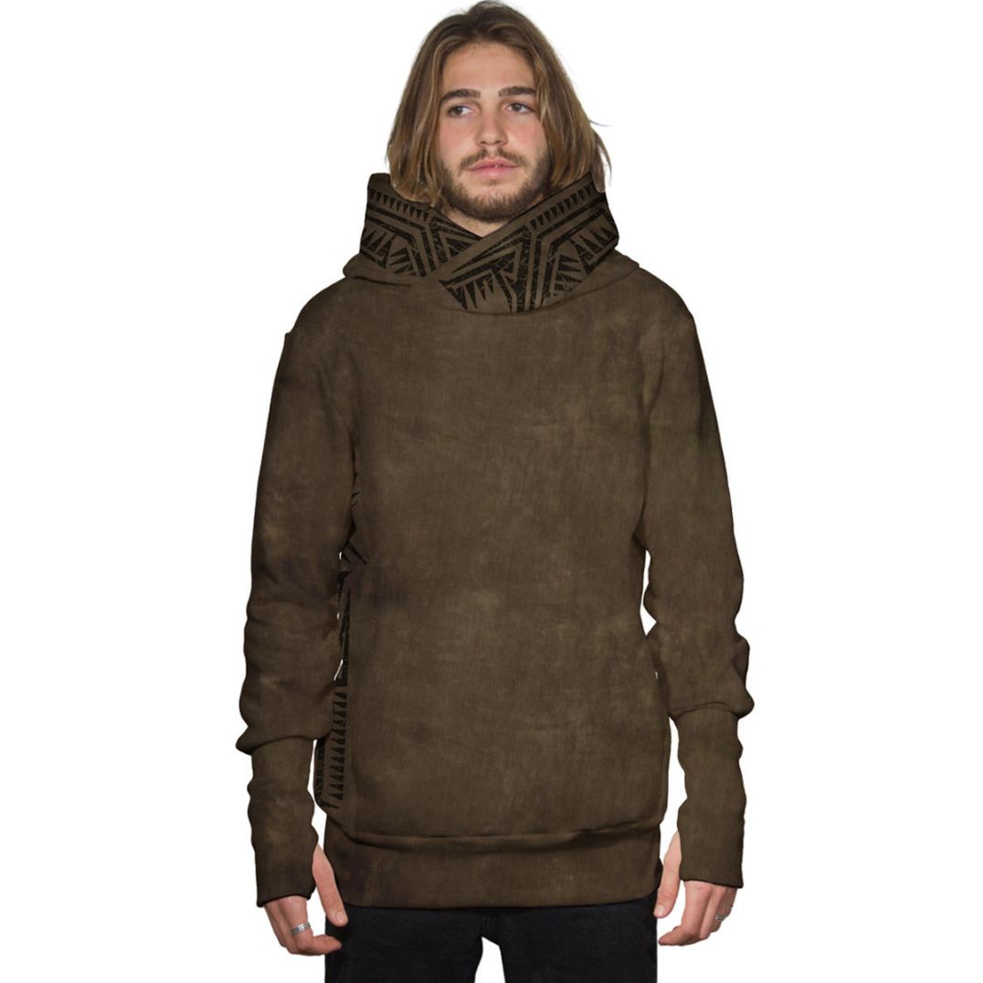 Pullover "Horizon" Olive Tie-Dye