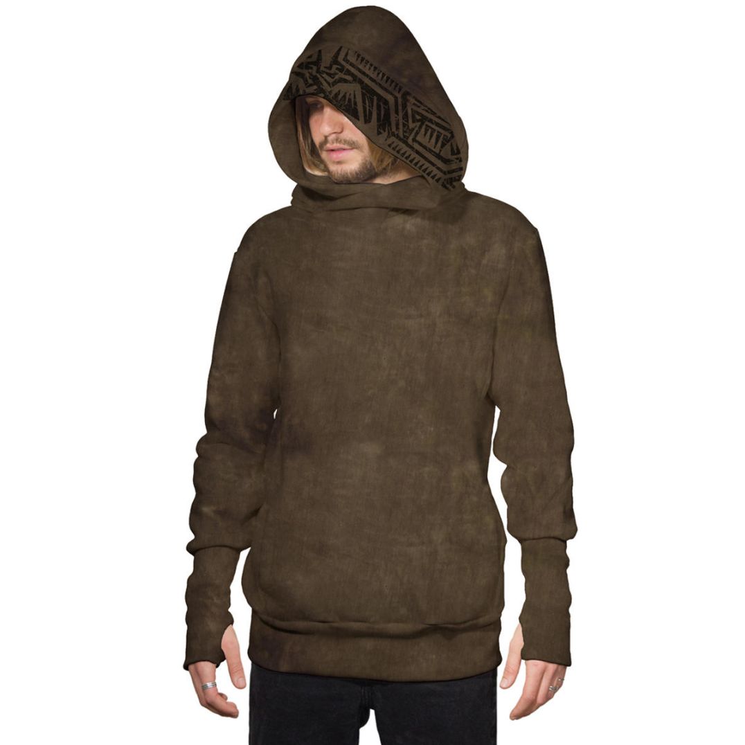 Pullover "Horizon" Olive Tie-Dye – Bild 3
