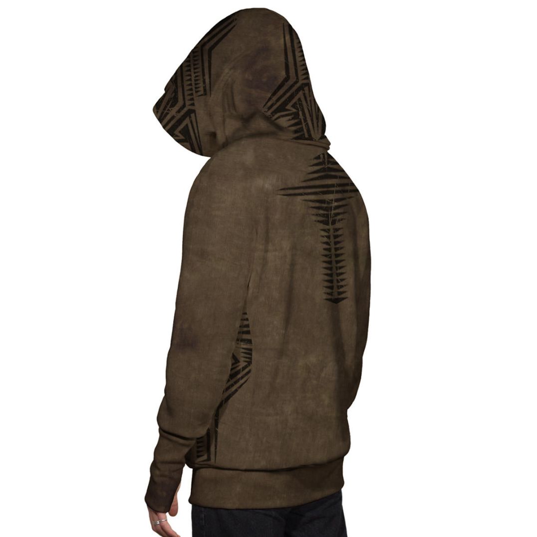 Pullover "Horizon" Olive Tie-Dye – Bild 4