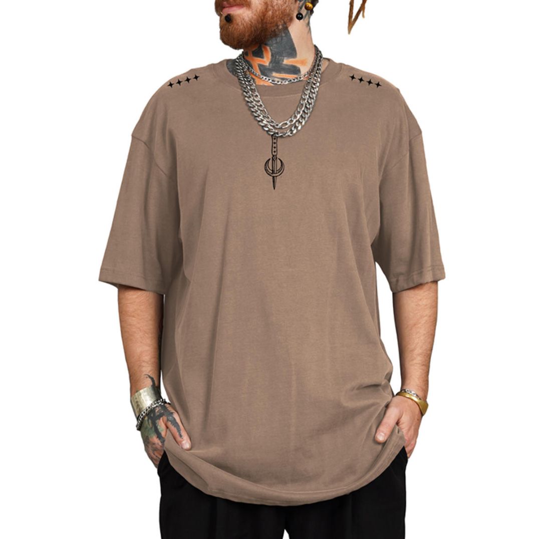 Shirt Oversize "Whisper" Moka – Bild 2