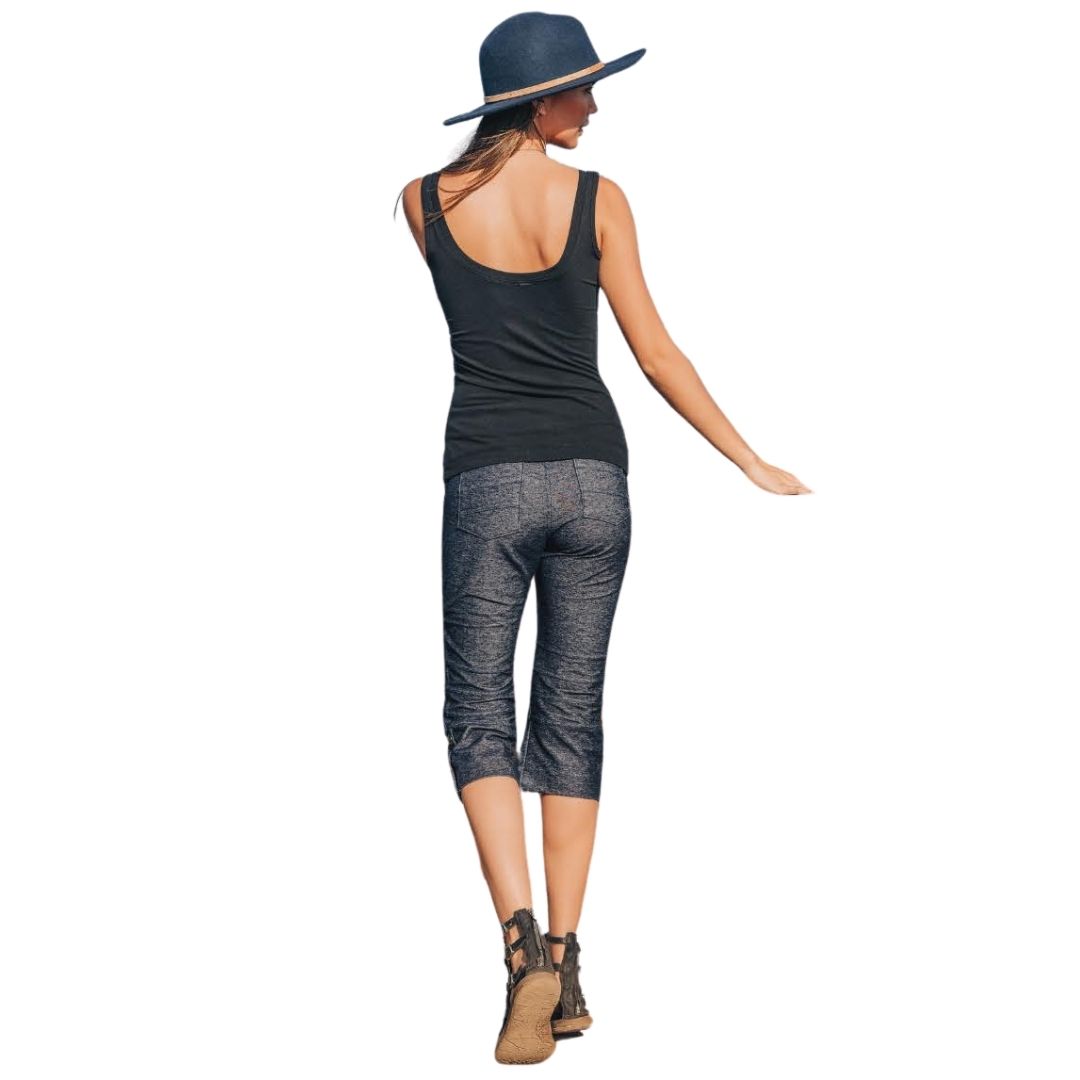Hose "Faraway Capris" Blue Jean – Bild 2