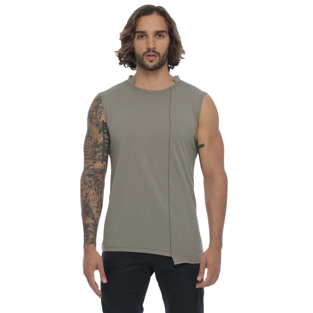 Tanktop "Blended Sleeveless Tee" Cement