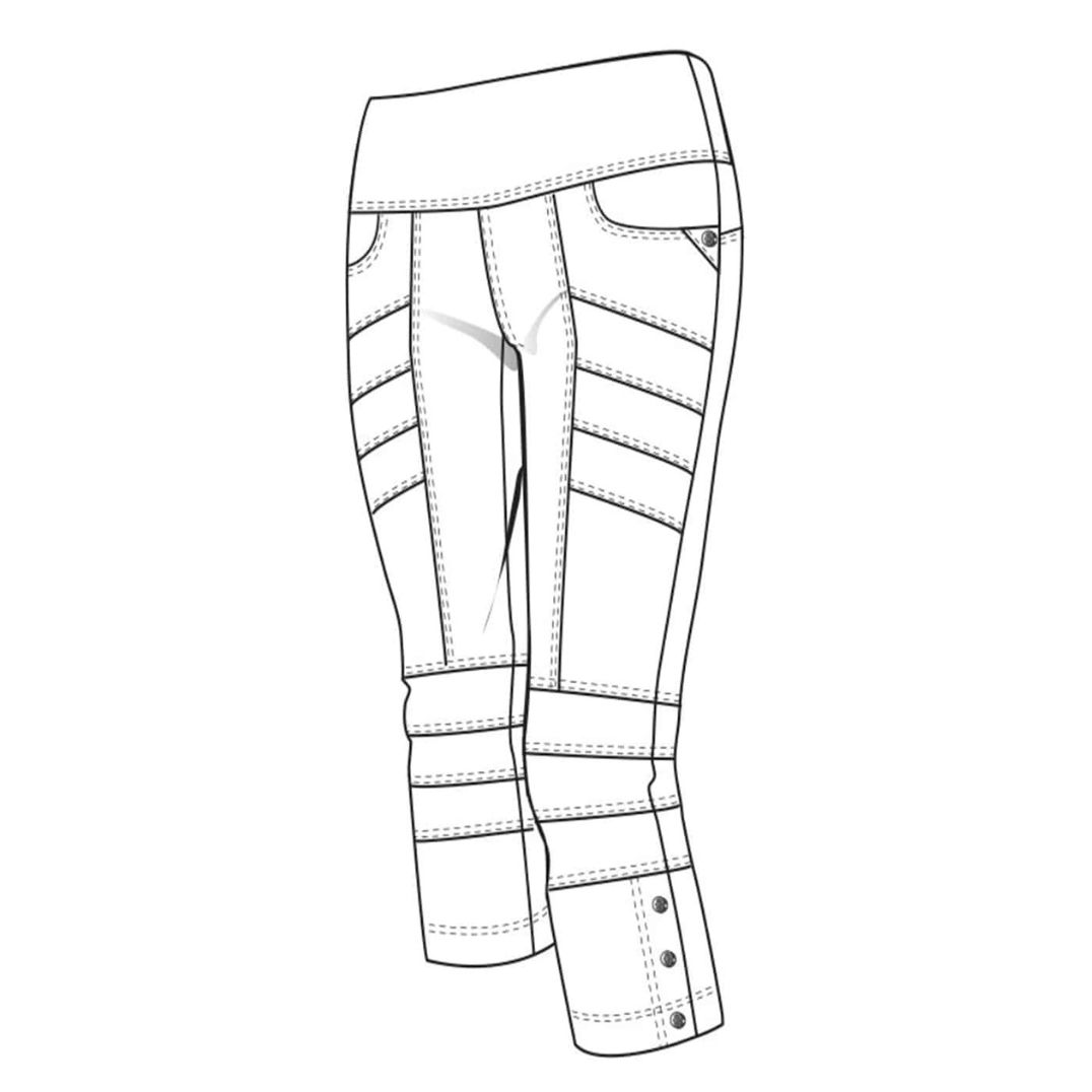 Hose "Faraway Capris" Blue Jean – Bild 4