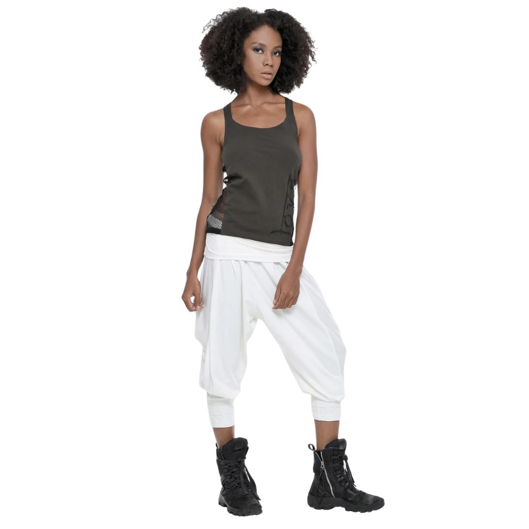 Haremshose "Kimo Pants" Off White – Bild 3