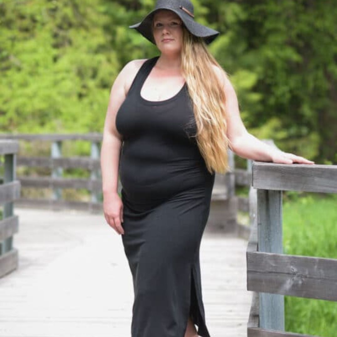 Kleid "Lumina Dress" Black – Bild 3